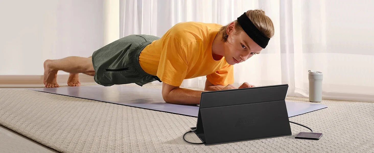 15.6" Portable Monitor – 1080P USB-C & HDMI External Screen with HDR - silverfoxgoods